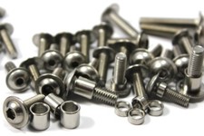 Ducati 1098 1198 848 Edelstahl Verkleidung Schrauben & Frontscheibe nur Kit