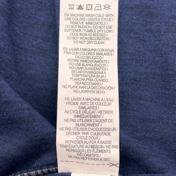 Gaiam Blue Heather Petal Marled Yoga Legging Women's Size Small w/Side Pockets