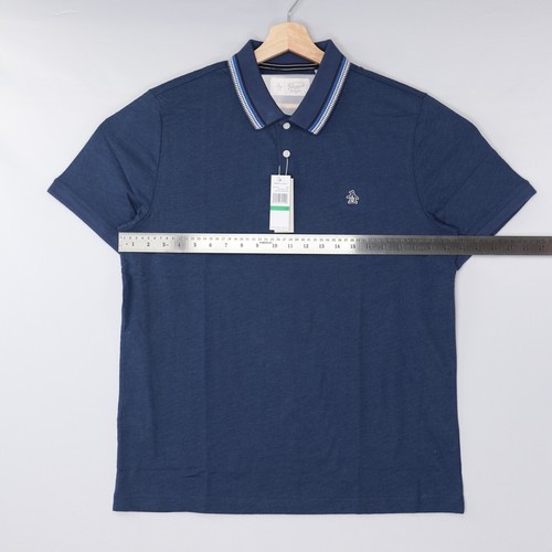 Original Penguin Mens Polo Shirt Sargasso Sea Blue Size NWT - Picture 23 of 32