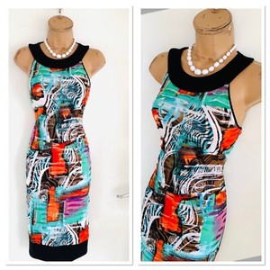 colourful bodycon dress