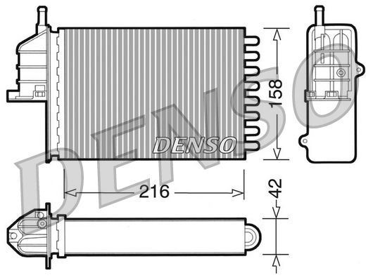Heater Matrix DRR09080 Denso Exchanger Interior 46722587 Top Quality Guaranteed - Image 5