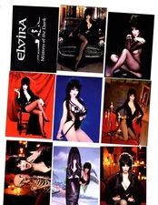 ELVIRA    CUSTOM  NOVELTY TRADING CARD 18 CARDS   SET