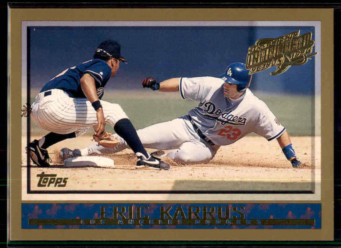 1998 Topps Inaugural Devil Rays Eric Karros #454 Los Angeles Dodgers