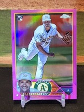 2023 Topps Chrome Update GARRETT ACTON Rookie RC Athletics #USC180 Pink (B) 
