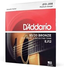 D'Addario Guitar Strings - Acoustic Guitar Strings - 80/20 Bronze -  (FVS013060)