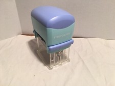 Fiskars Push-and-Print Stamp Factory Self-Inking System Machine