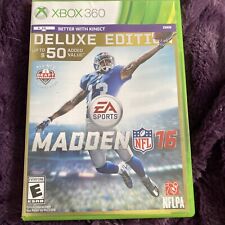 Madden NFL 16 Deluxe Edition Xbox 360 Football Game CIB Tested