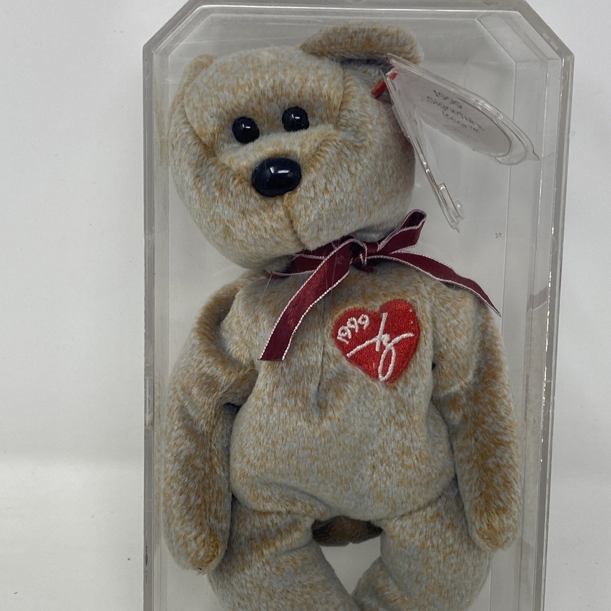 1999 Signature Bear TY Beanie Baby With Rare Tag Errors | eBay