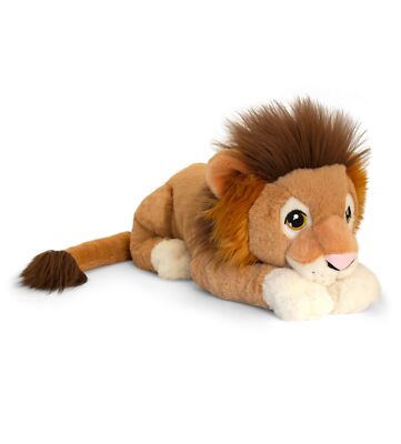 Löwe Plüschtier Kuscheltier 45 cm - liegend - Keeleco - Kiel 100% recycelt ethisch NEU