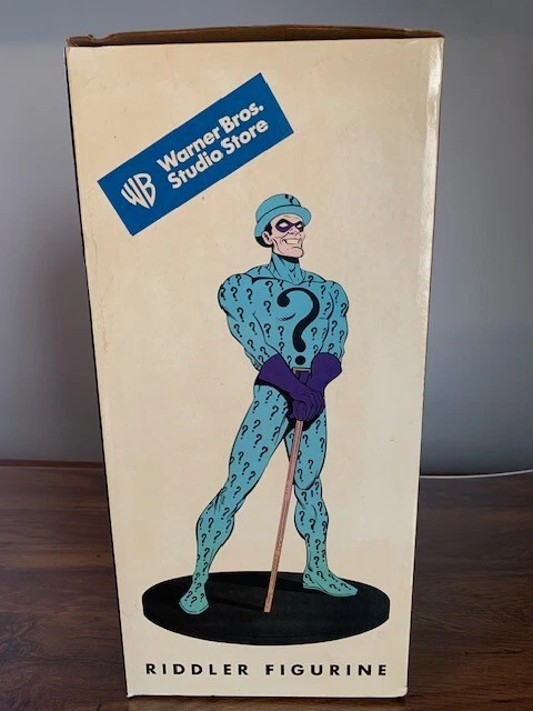 Figura The Riddler Marquette 13" 2000 Warner Bros Studio Store Exclusiva NUEVA Foto 2 de 4