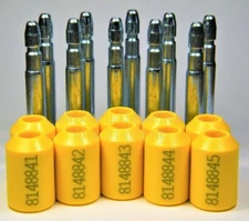 CARGO "BOLT" SECURITY SEALS, HIGH-SECURITY, C-TPAT COMPLIANT 2013 STANDARD 10PCS