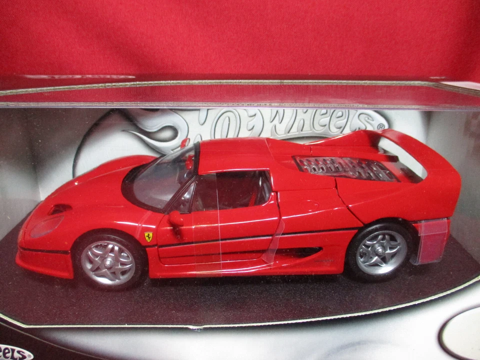 1:18 Scale Ferrari F50 Red Hot Wheels Model Car Diecast Supercar Rare 50430 - Image 2 of 4