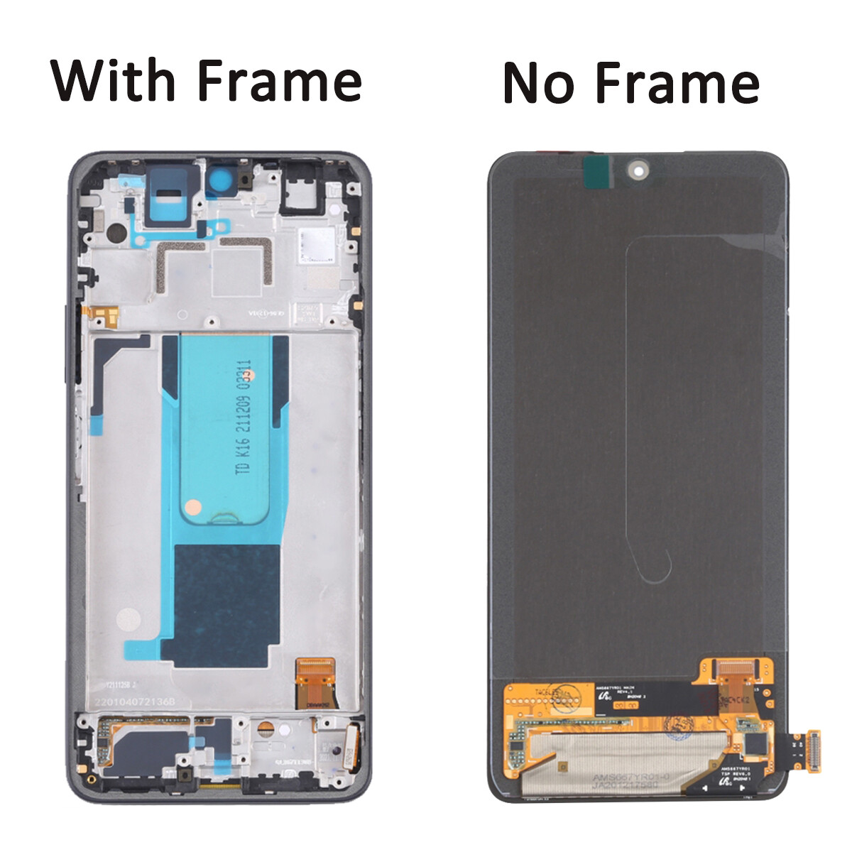 6.67'' AMOLED For Xiaomi Redmi Note 11 Pro Plus 5G LCD