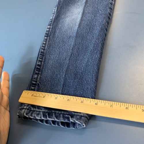 Vintage 90s Chic Denim Jeans Youth Girls Size 10 21x26 Straight Leg Made In USA - Picture 19 of 19