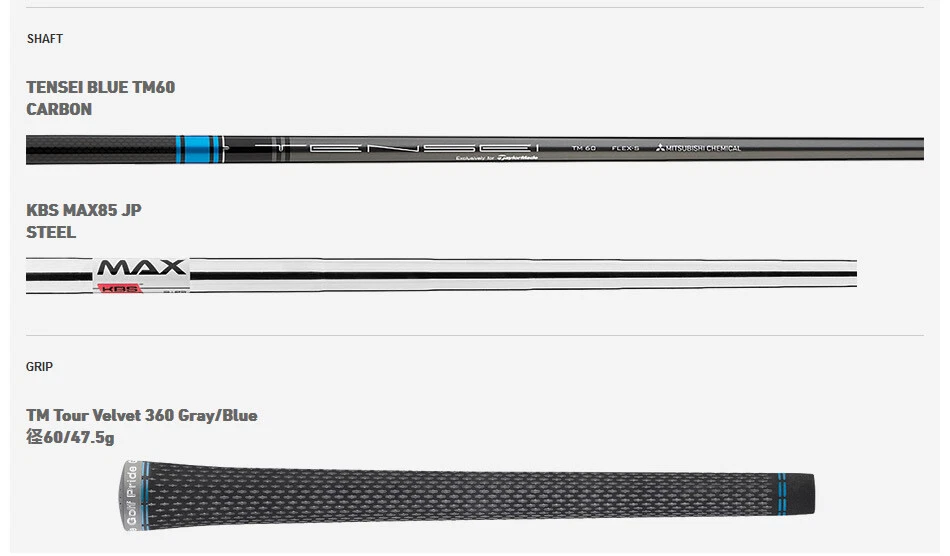 MINT Golf Iron Set TaylorMade SIM MAX 2020 TENSEI BLUE TM60 (S) 5pcs 6-P JAPAN