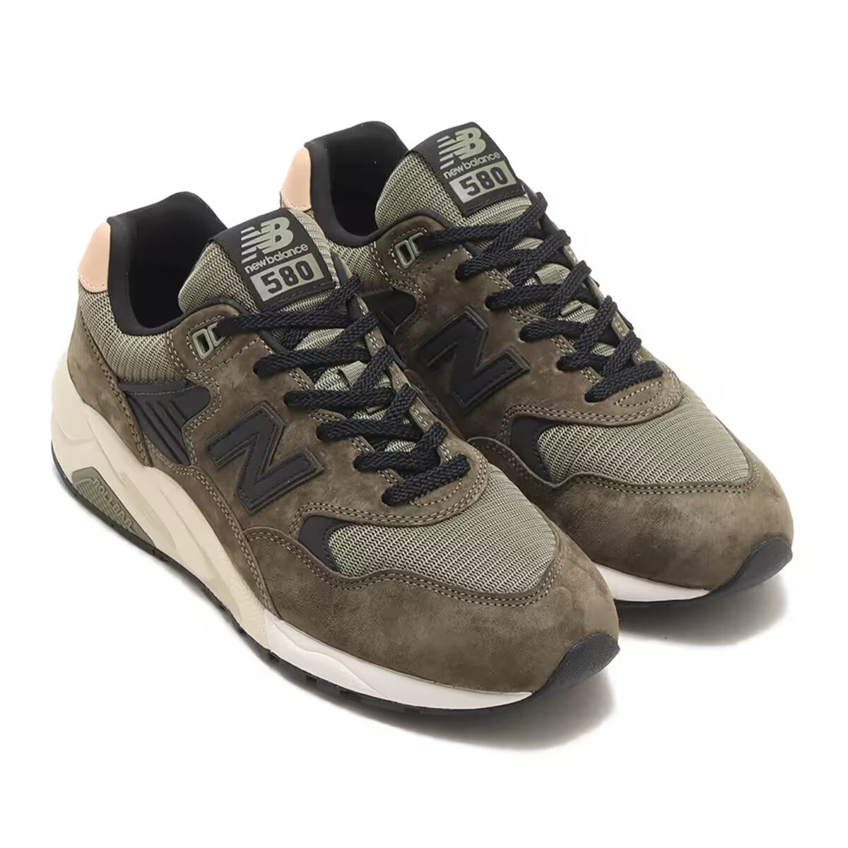 New Balance 580 Olive Green Black Beige Khaki Brown Ivory MT580ADC  