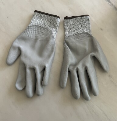 Anti cut PU Coated Cut resistant Gloves Level 5 Work Safety Construction 10 Set