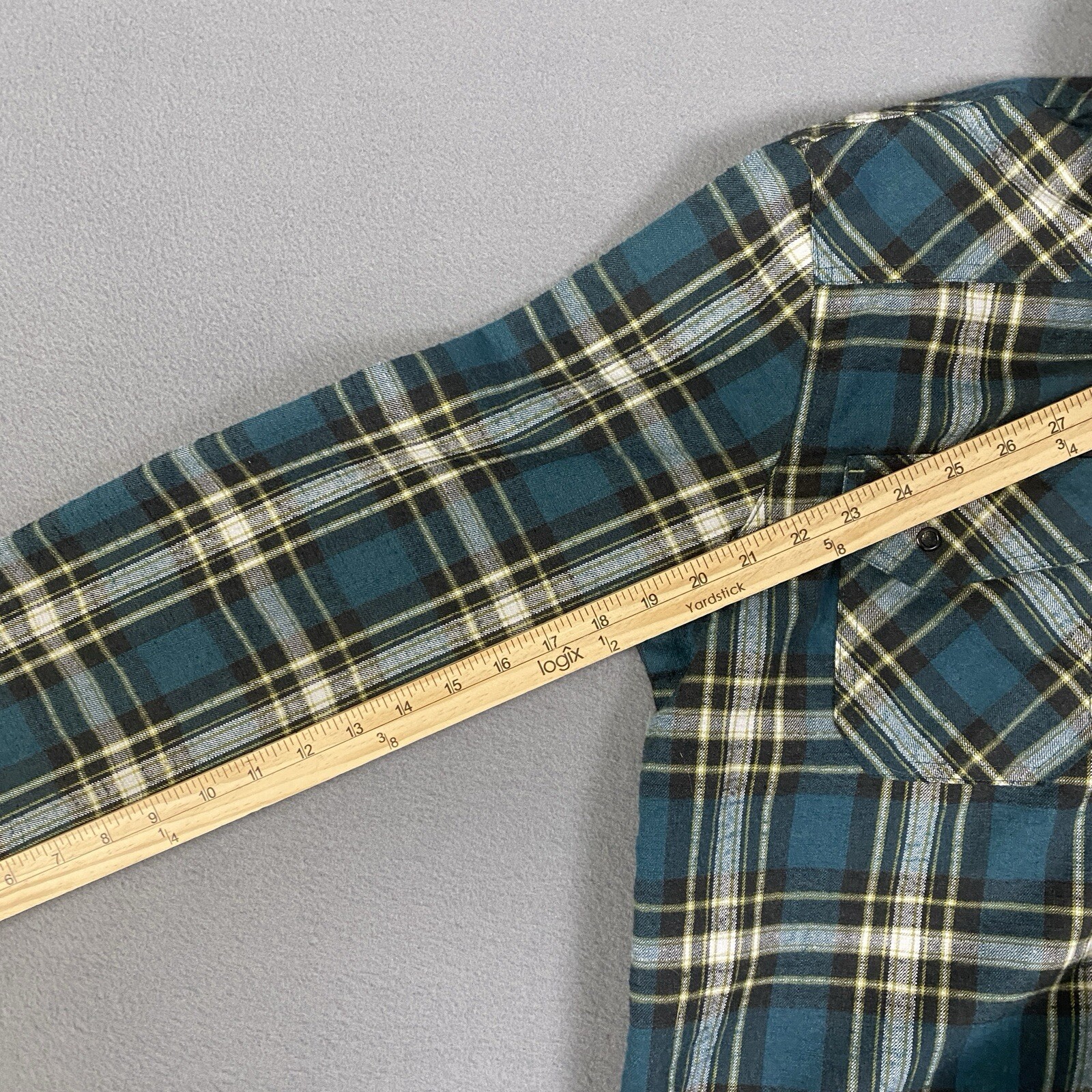 LL Bean Performance Flannel Snap Button Wool Poly… - image 10