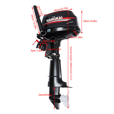 3,5/7 PS 2/4 Takt Außenborder Außen Motor Benzinmotor Bootsmotor Outboard Motor