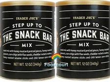 2 Packs Trader Joe's Step Up To The Snack Bar Mix 12 oz Each Pack, Total 24 oz