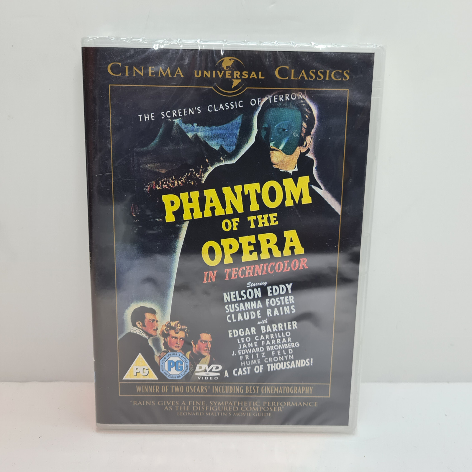 The Phantom Of The Opera 1943 DVD New Sealed UK Region 2