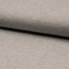 Plain Bamboo Jersey Fabric Material - LIGHT GREY