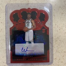 Udoka Azubuike 2020-21 Panini Crown Royale Rookie RC 06/32 Die-cut Red Power
