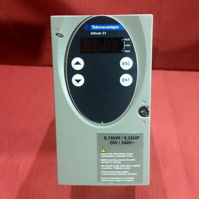 ATV31H018 M2 Altivar 31 Frequency Variator 0.18kW / 0.25HP Telemechanics