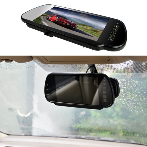ESSGOO 7 Zoll LCD TFT Rückspiegel Monitor Für Rückfahrkamera Autokamera Auto LKW - Bild 4 von 12