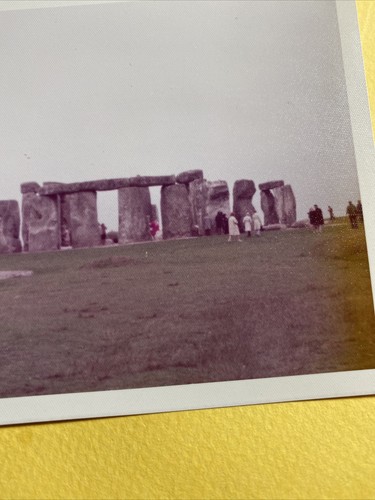 Stonehenge Found Photo Photograph Snapshot Vintage Artistic Stonehenge 1960’s - Picture 7 of 12