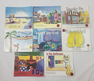 Lot of 8 Rigby Smart Start Books Leveled Readers Homeschool Stories Story Book