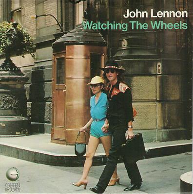 JOHN LENNON  Watching The Wheels 45 with PicSleeve  THE BEATLES
