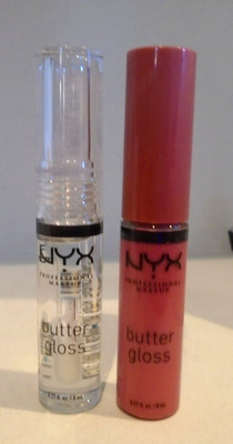 NYX PROFESSIONAL MAKEUP Butter Gloss - Sugar Glass AND Tiramisu Set