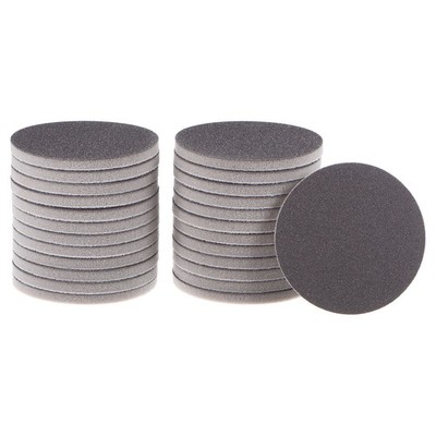 25pcs 220 Grit 3-inch Sponge Pad Sanding Sponge Hook and Loop Sanding Disc