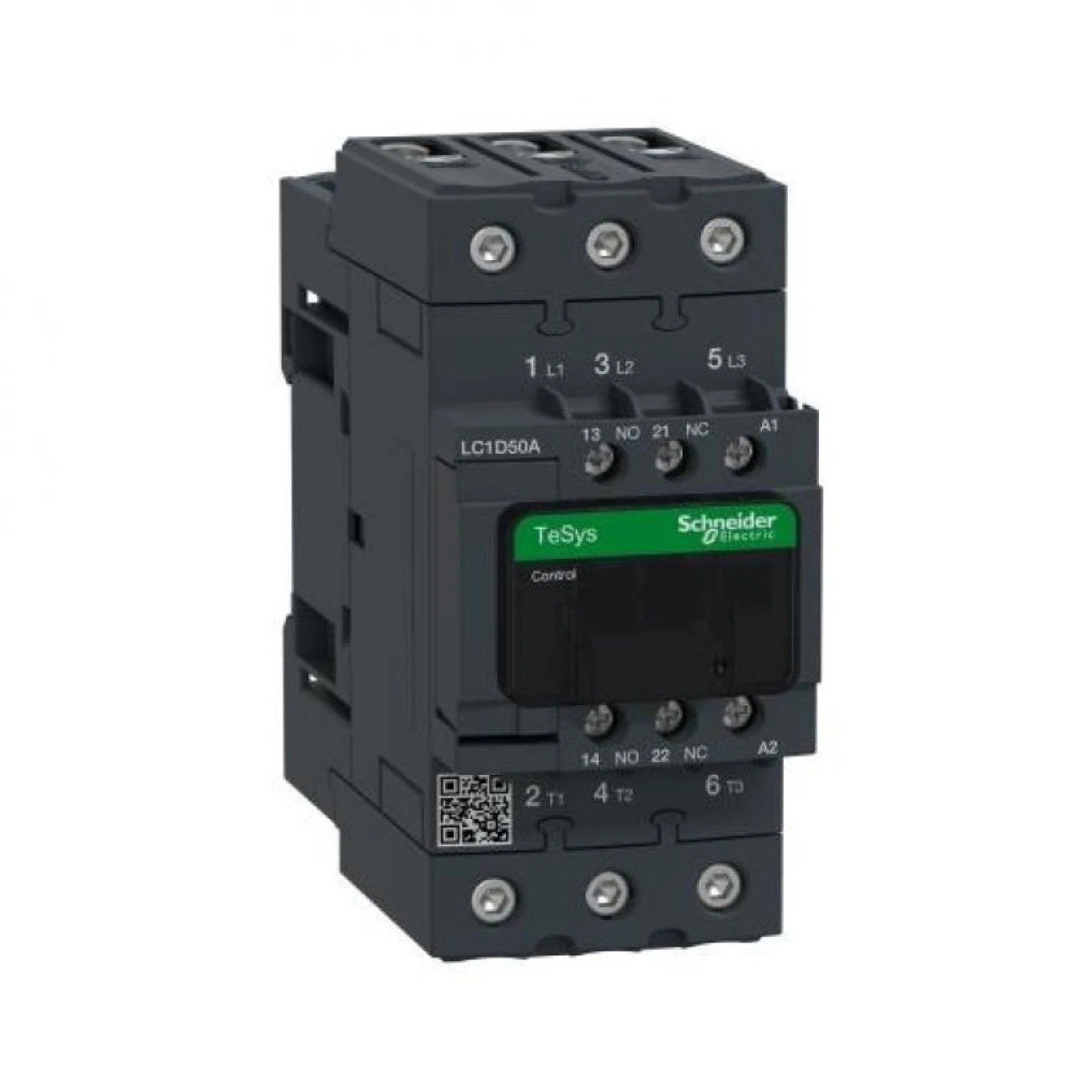 Power contactors I = 50A AC-3 auxiliary contacts TeSys LC1D50AM7