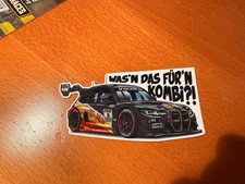 BMW M3 Touring 24H GT3 Schubert Motorsport Aufkleber "WAS N DAS FÜR N KOMBI"