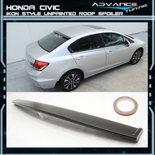 Fits 06-15 Honda Civic Sedan Ikon Style Abs Unpainted Rear Roof Spoiler Wing Fits 06-15 Honda Civic Sedan Ikon Style Abs Unpainted Rear Roof Spoiler Wing