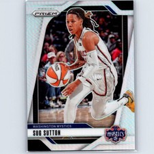 2024 Panini Prizm WNBA Sug Sutton #51 Silver Prizms Washington Mystics