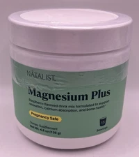 Natalist Magnesium Plus Raspberry Flavored Drink Mix Dietary Supp. EXP : 11/27