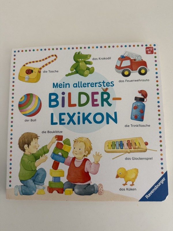 German Picture Lexicon Book Hardboard