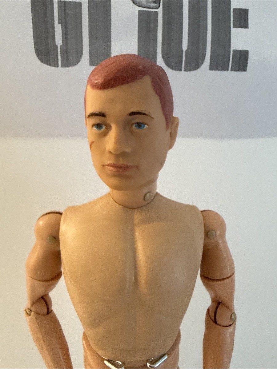 1964 GI JOE Vintage HASBRO Soft Head Red Hair Figure Minor