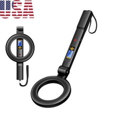 Handheld Metal Detector High Sensitivity Scanner Vibrations Alerts Tool Portable