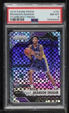 2016-17 Panini Prizm Retail Starburst Prizm Brandon Ingram #131 PSA 8 14t3