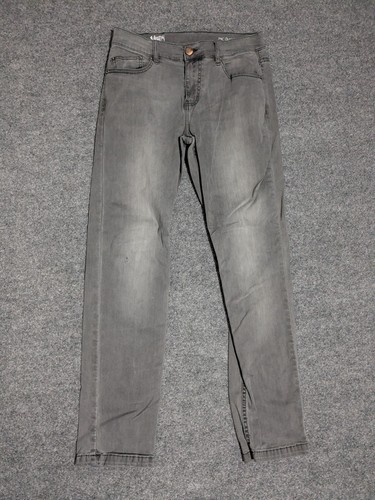 Mugsy Jeans Mens 28x30 PMT Clutch Straight Black