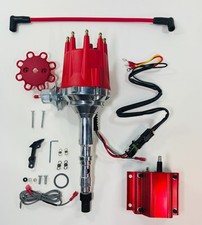 For Amcjeep 401 390 360 343 304 290 Small Cap Hei Distributor Red 50k Coil