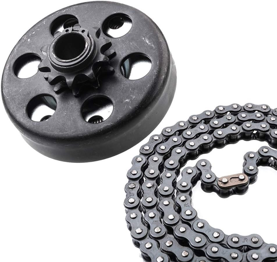 MOOSUN Minibike Go Kart Clutch 3/4" Bore 10 Tooth with #40/41/420 Chain