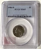 1986-D Jefferson Nickel PCGS MS65