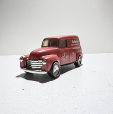 Ertl Diecast 1950 Panel Truck Budweiser Clydesdale Horses Red No Box