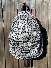Supreme Leopard Fleece Backpack-Brand New With Tags