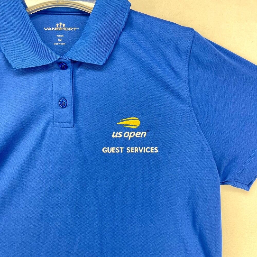 US Open Guest Services Button Front Embroidered P… - image 5